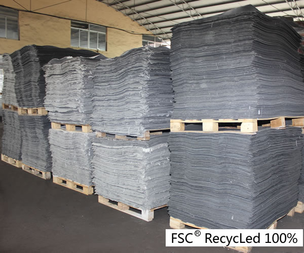 Recyled grey paper board